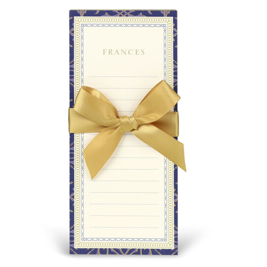 Navy and Gold List Notepad Set